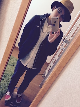 「GLOBAL WORK（グローバルワーク）のアイテム（その他アウター）」を使った、HEIDIさん（メンズ・169cm・20代）の秋コーディネート