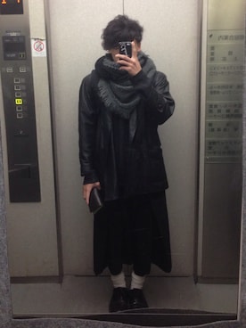 「アイテム（その他アウター）」を使った、Jejungさん（メンズ・177cm・10代）の冬コーディネート