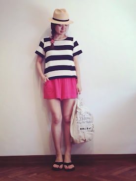 Nさん（レディース・159cm）の春コーディネート