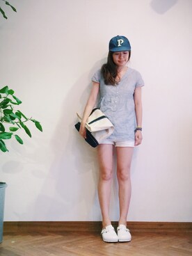 Nさん（レディース・159cm）の夏コーディネート