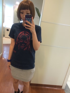 「スウエットスカート」｜ゆっきちさん（レディース・160cm）の夏コーディネート