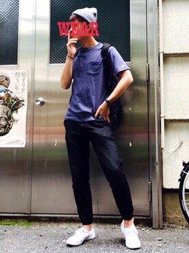 ちゃんじゅんさん（メンズ・183cm）の夏コーディネート