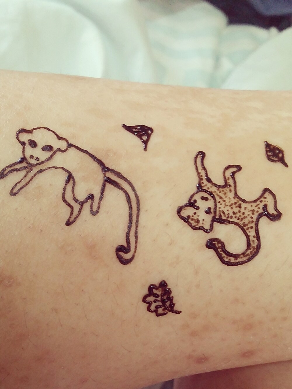 「henna、tattoo」｜「tattooのHenna tattoo（その他、ブラウン系）」を使った、Elizalytさん（レディース・175cm）の秋コーディネートの1枚目の写真