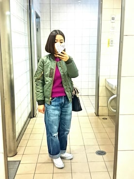 mizuho*さん（レディース・152cm）の冬コーディネート