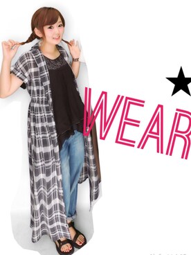 ふじもとまゆさんのコーディネート