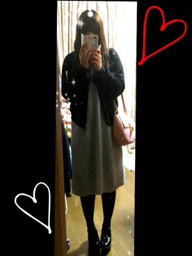 mim♡babyさん（レディース・155cm）の冬コーディネート