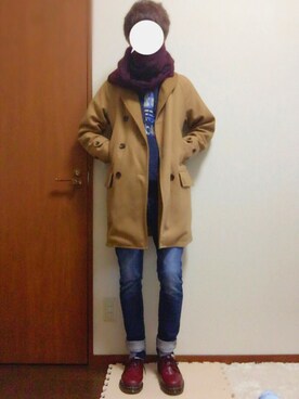 「RAGEBLUE（レイジブルー）のアイテム（その他アウター）」を使った、Kazuさん（メンズ・170cm）の秋コーディネート