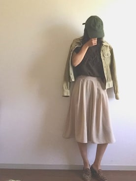 「WEGO（ウィゴー）のアイテム（モカシン/デッキシューズ）」を使った、yukinoさん（レディース・164cm）の夏コーディネート