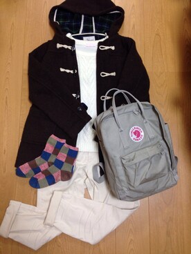 「カンケンBAG」｜「アイテム（その他）」を使った、miki.sさん（レディース・159cm）の冬コーディネート