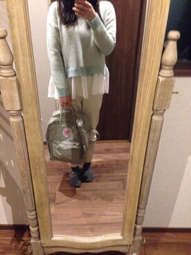 「カンケンBAG」｜「アイテム（ジャケット/アウター）」を使った、miki.sさん（レディース・159cm）の春コーディネート