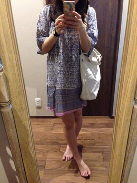 miki.sさん（レディース・159cm）の夏コーディネート