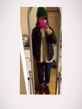 rinaさん（レディース・162cm）の冬コーディネート