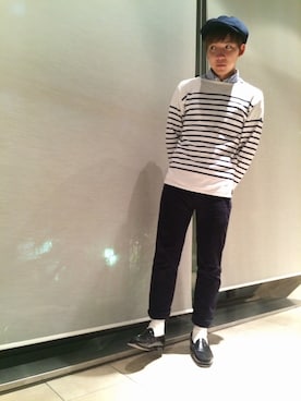 「アイテム（キャスケット）」を使った、Tsuguyuki  Ishiiさん（メンズ・170cm・20代）の冬コーディネート