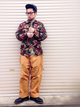 「RADOのアイテム」を使った、TOCHIOさん（メンズ・170cm）の春コーディネート