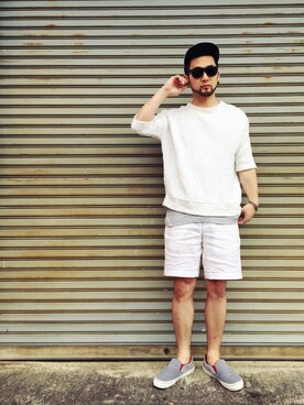 「ドラフトHAR」｜TOCHIOさん（メンズ・170cm）の夏コーディネート