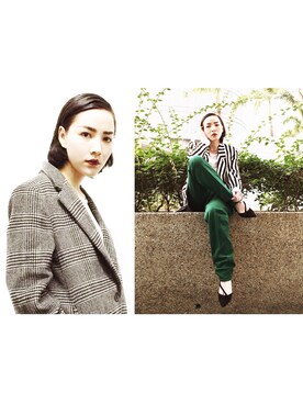 「pumps」｜「アイテム（ジャケット/アウター）」を使った、9th Sense Studiosさん（レディース・160cm）の春コーディネート
