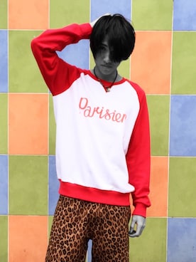 「shorts」｜「アイテム（スウェット）」を使った、9th Sense Studiosさん（メンズ・178cm）の春コーディネート