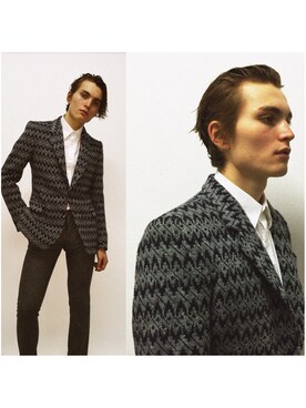 「DRIES VAN NOTEN（ドリスヴァンノッテン）のアイテム（フォーマルスーツ/小物）」を使った、9th Sense Studiosさん（メンズ・180cm）の春コーディネート