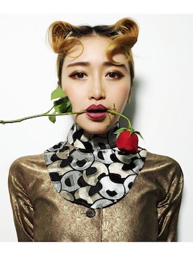 「miu miu（ミュウミュウ）のアイテム（ネックレス）」を使った、9th Sense Studiosさん（レディース・170cm）の春コーディネート