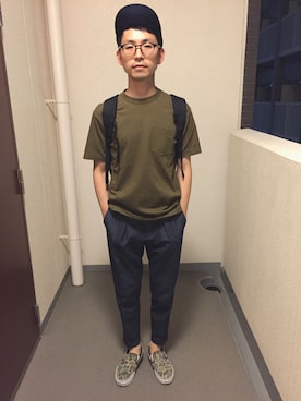 「FULLCOUNT（フルカウント）のアイテム」を使った、サクさん（メンズ・172cm）の夏コーディネート