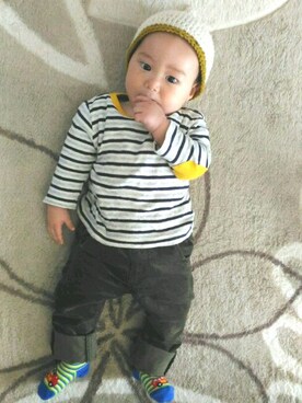 kyoさん(キッズ・70cm)の冬コーディネート