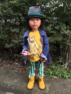 Ai Katouさん（キッズ・100cm）の秋コーディネート