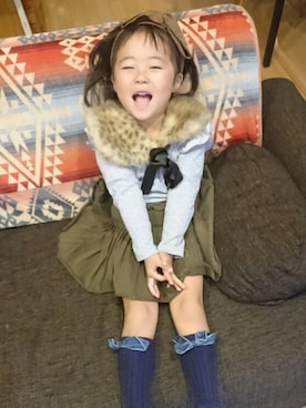 aiyuiさん（キッズ・90cm）の冬コーディネート