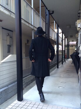 「KRIS VAN ASSCHE（クリスヴァンアッシュ）のアイテム（ジャケット/アウター）」を使った、gminさん（メンズ・179cm）の春コーディネート