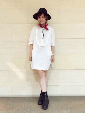 「アイテム（レインシューズ）」を使った、IGARAMUさん（レディース・162cm）の夏コーディネート