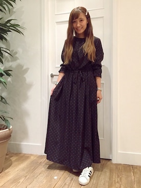 「アイテム（ヘアアクセサリー）」を使った、IGARAMUさん（レディース・162cm）の夏コーディネート