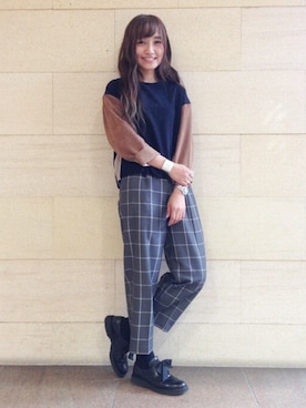 「beautiful people」｜IGARAMUさん（レディース・162cm）の秋コーディネート