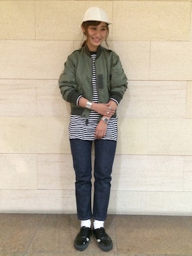 「orslow」｜IGARAMUさん（レディース・162cm）の秋コーディネート