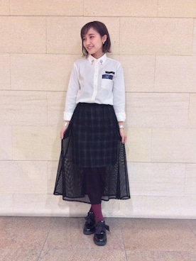 「メタル」｜IGARAMUさん（レディース・162cm）の冬コーディネート