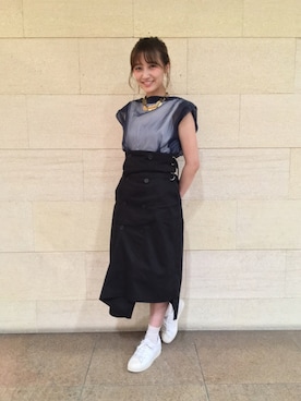 「アイテム（その他トップス）」を使った、IGARAMUさん（レディース・162cm）の夏コーディネート