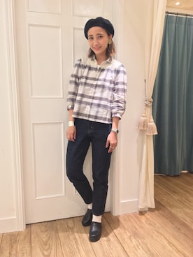 「サボ」｜IGARAMUさん（レディース・162cm）の夏コーディネート