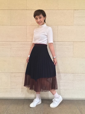 「アイテム（レッグウェア）」を使った、IGARAMUさん（レディース・162cm）の夏コーディネート