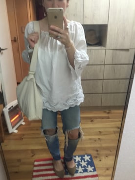 「アイテム（ピアス（両耳用））」を使った、Miyuki Sanoさん（レディース・152cm・30代）の春コーディネート