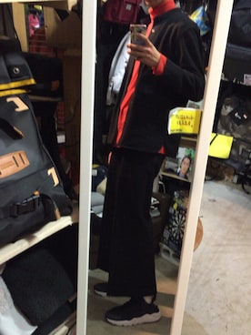 「LEMAIRE（ルメール）のアイテム（スウェット）」を使った、Takutoさん（メンズ・181cm）の冬コーディネート