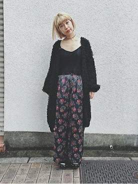 「バラ柄」｜jouetieさん（レディース・155cm）の秋コーディネート