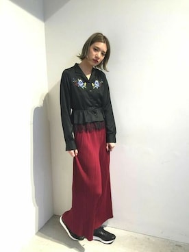 「MIZUNO（ミズノ　）のアイテム」を使った、jouetieさん（レディース・166cm）の秋コーディネート