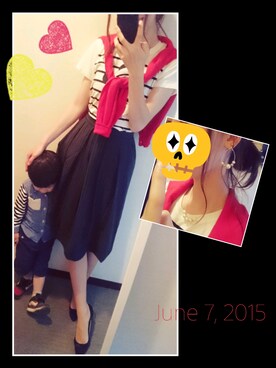 「息子コーデ」｜「アイテム（アクセサリー）」を使った、ipy_jさん（レディース・164cm）の夏コーディネート