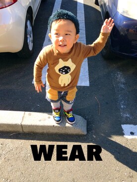 つぶあんさん(キッズ・90cm)の冬コーディネート