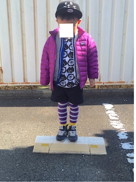 つぶあんさん（キッズ・110cm）の冬コーディネート