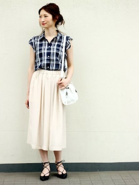 Yukoさん（レディース・166cm）の夏コーディネート