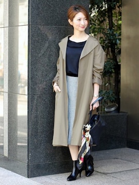 「Spick & Span（スピックアンドスパン）のアイテム（財布/小物）」を使った、Yukoさん（レディース・166cm）の秋コーディネート