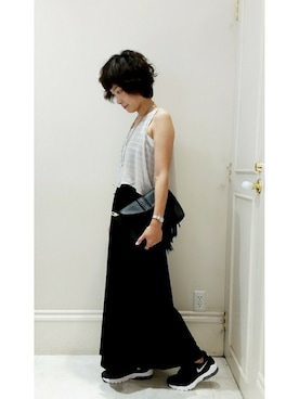 「MINIMUM（ミニマム）のアイテム（ワンピース/ドレス）」を使った、minimum神戸マルイstaffさん（レディース・158cm）の夏コーディネート