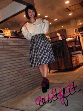 masakiさん（レディース・152cm）の秋コーディネート