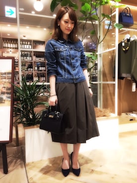 「アイテム（スカート、その他）」を使った、saki muramatsuさん（レディース・152cm）の夏コーディネート