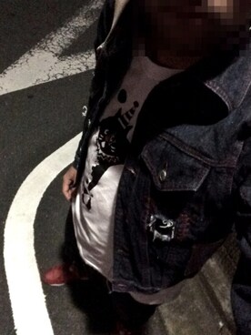 「Alexander McQueen（アレキサンダーマックイーン）のアイテム（デニムジャケット）」を使った、Z-oyR ←さん（メンズ・172cm）の秋コーディネート