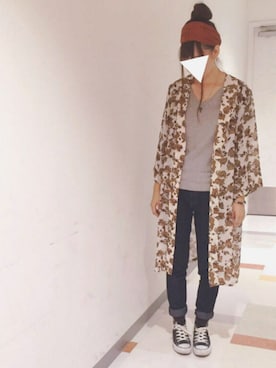 「アイテム（レッグウェア）」を使った、Riさん（レディース・165cm・10代）の秋コーディネート